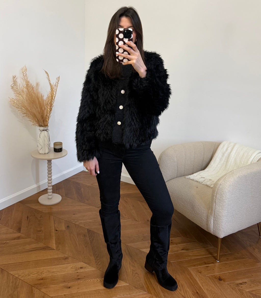 Veste Tuva - Noire