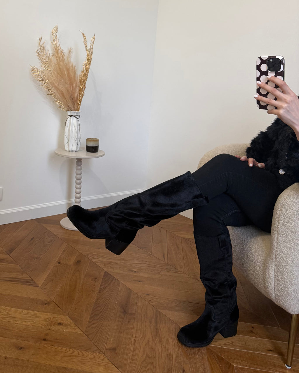 Bottes à talons Ellin - Noires