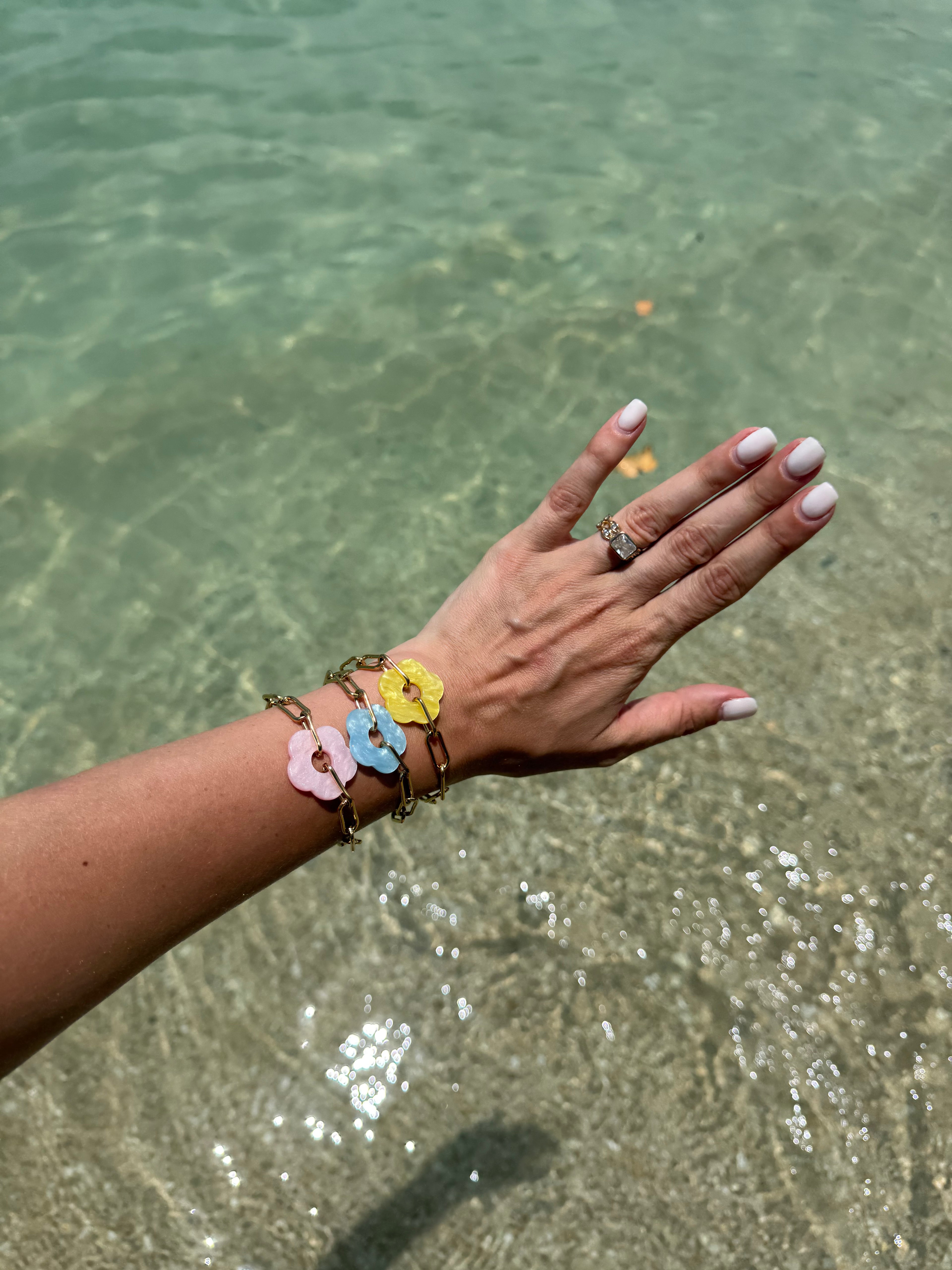 BRACELET FLORYA JAUNE