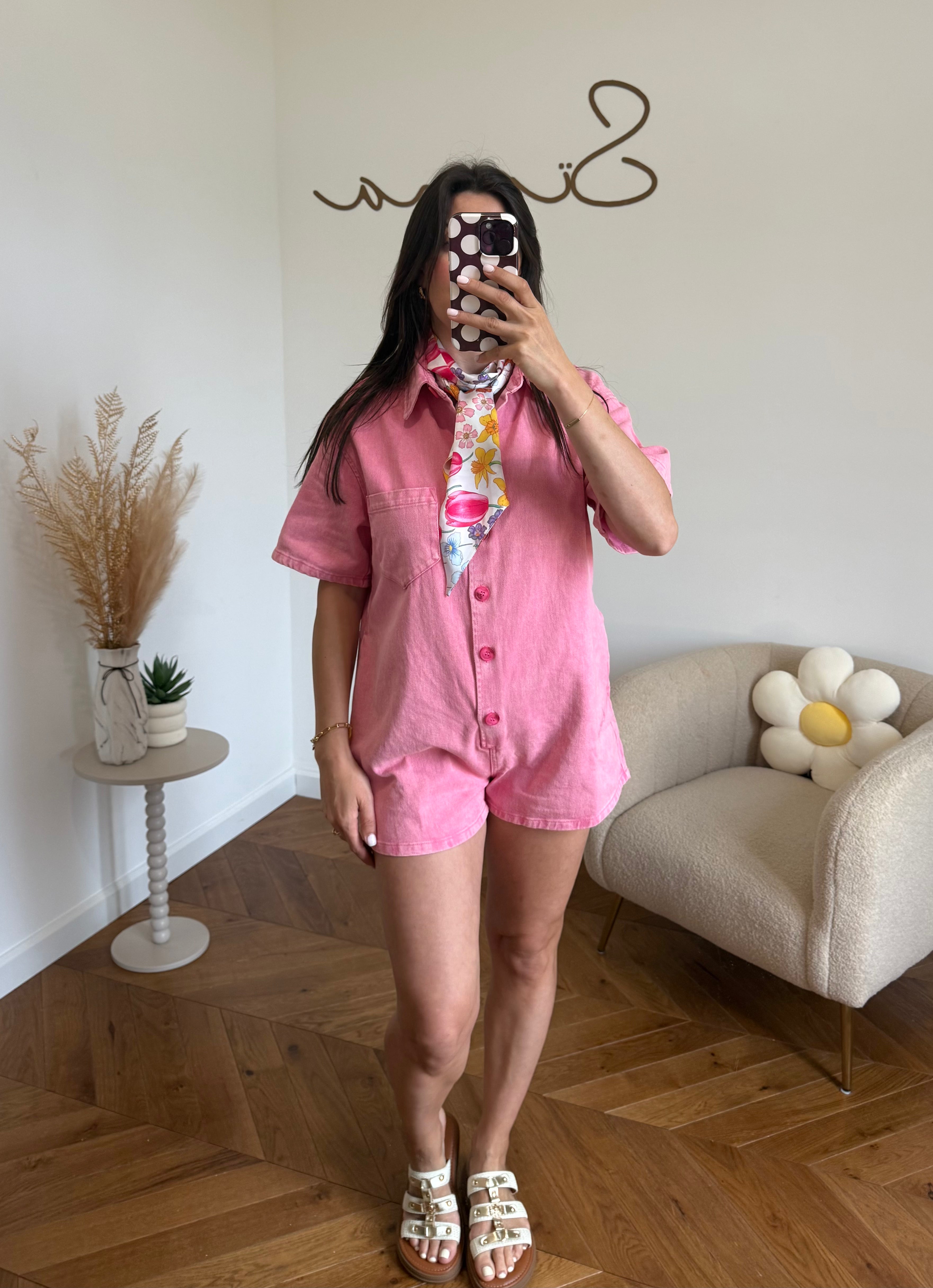 COMBISHORT LÉONA ROSE