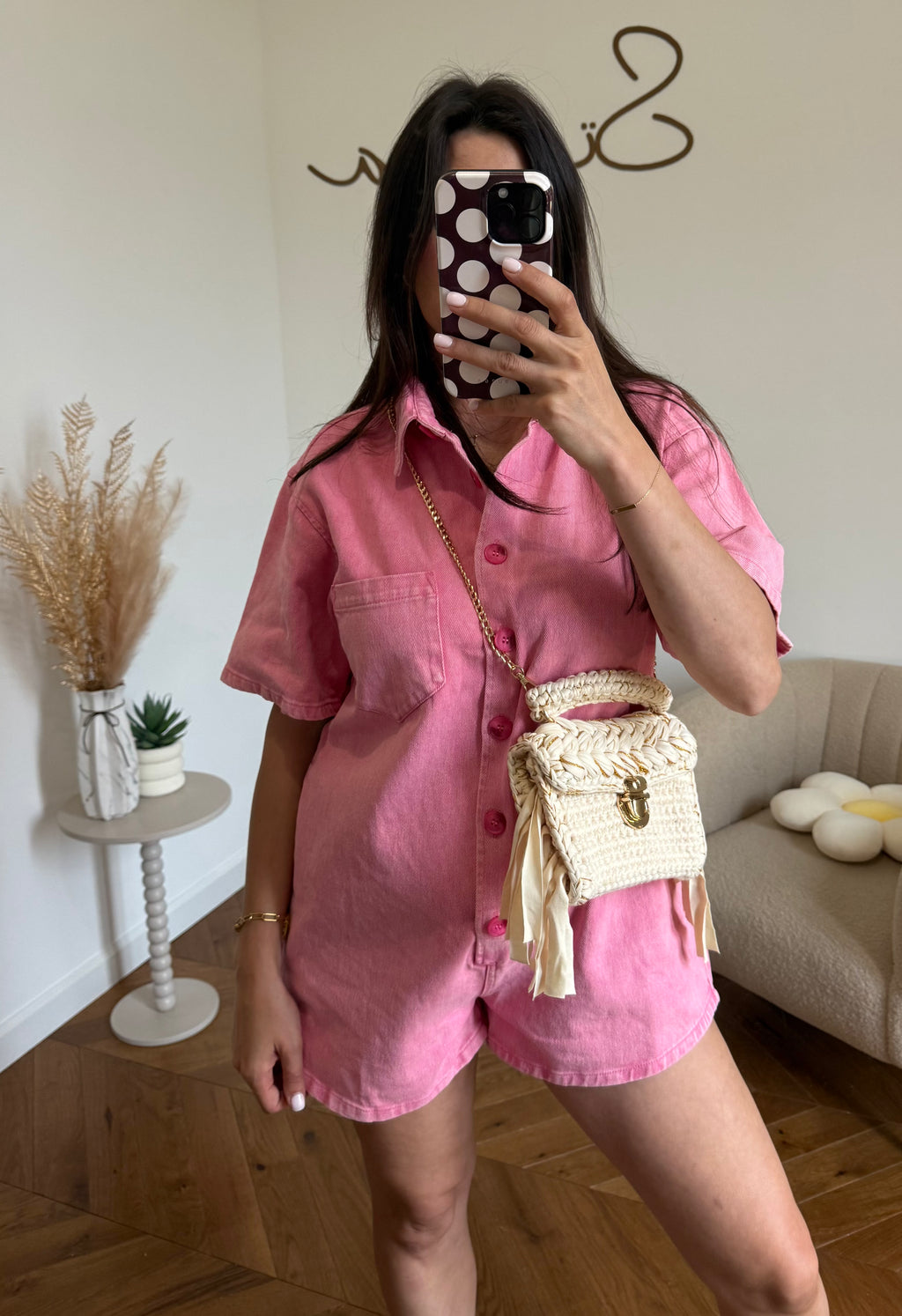 COMBISHORT LÉONA ROSE